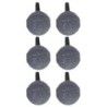 3 Beutel Blasendiffusor Sandstein Belüftungsstein 25 mm für Aquarium-Pumpe