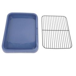 Hund Töpfchen Tablett Abnehmbare Indoor Hund Training Toilette Geruchlos Tragbare Welpen Töpfchen Pad Halter mit