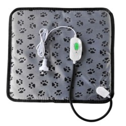 Heizkissen für Haustiere, einstellbare Temperatur, wasserdicht, bissfest, warm, elektrisch beheizt, Haustiermatte für Hunde u