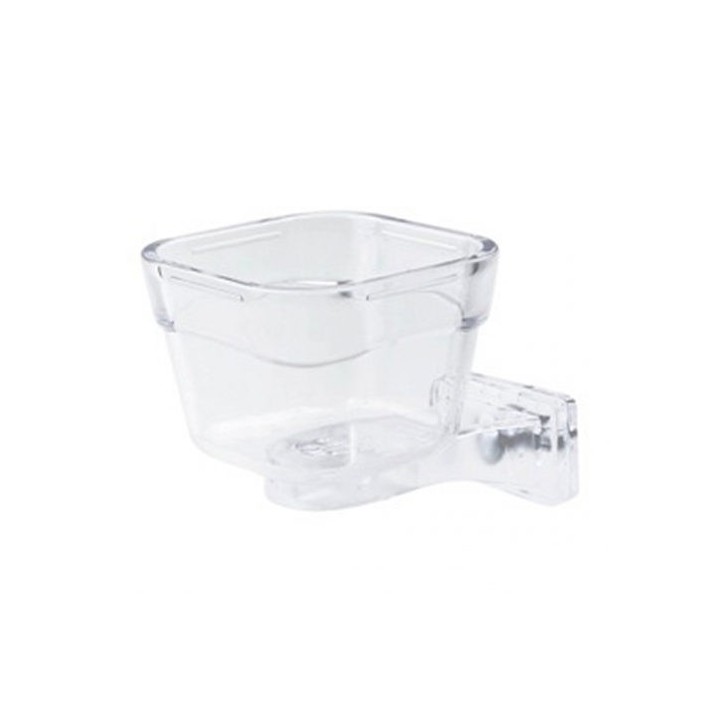 Duvo+ transparenter Futternapf für Papageien - Klein