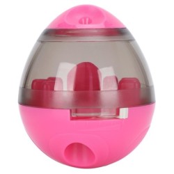 Haustiere Hunde Leckage Food Dispenser für Tumbler Ball ABS PC Training interaktives Spielzeug Rosa rosa