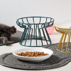 Haustier Keramik Schüssel Nordic Katze Schüssel Hohe Keramik Katzenfutter Schüssel Snack Dosen Platte Anti-zervikale