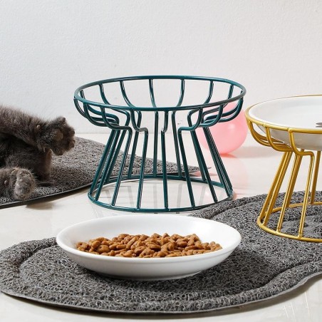 Haustier Keramik Schüssel Nordic Katze Schüssel Hohe Keramik Katzenfutter Schüssel Snack Dosen Platte Anti-zervikale