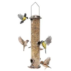 Vogelhäuschen für draußen, Vogelhäuschen zum Aufhängen für Garten, Hof, Außendekoration, Futterspender, Vogel