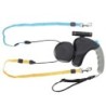Haustier DoubleHead Zugseil One for Two Traction Dog DoubleEnded Leine mit LED-Licht(Schwarz )