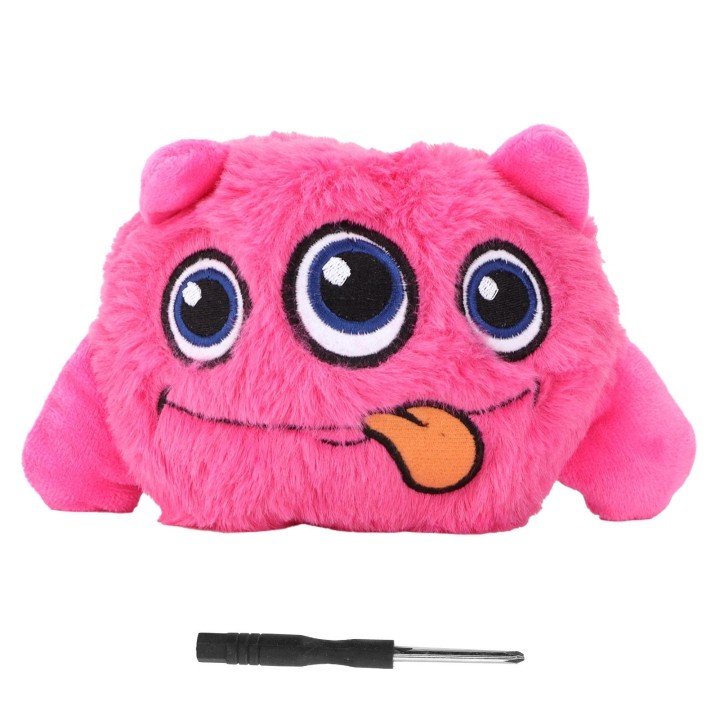 Elektrisches Hüpfballspielzeug für Hunde, vibrierender und klingender Plüsch-Cartoon für motorisierte Unterhaltung