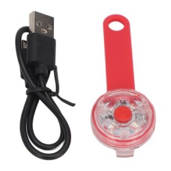 LED-Hundelicht-Anhänger, USB wiederaufladbar, IPX7 wasserdicht, 3 Lichtmodi, Hundehalsbandlicht für Haustiertasche
