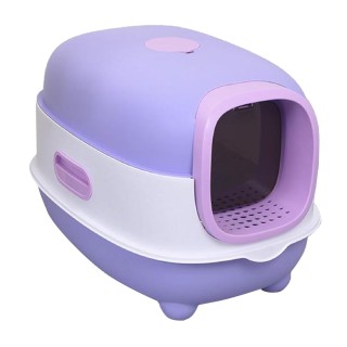 Geschlossene Katzentoilette, extra groß, spritzwassergeschützt, Geruchskontrolle, geschlossene Katzentoilette, Katzentoilette