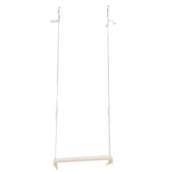 Haustier Huhn große Papagei Pinevood Schaukel Stand Bar Sicherheit Spielzeug Kauen Beißen Spielen