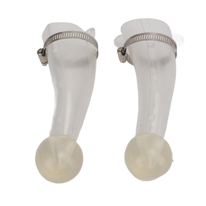 Hupenschutzhülle, sicherer, dicker, runder, eckiger Silikon-Hornschutz mit Edelstahlreifen