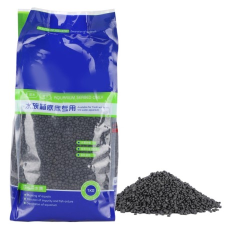 Aquarium Landschaftsbau Dekoration Wasser Pflanzen Schlamm Aquarium Boden Kies Zubehör 1kg
