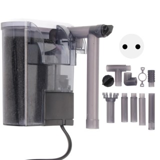 Aquarium Wandbehang Filter Leise Sauerstoffanreicherung Ölfilmentfernung Hängen Sie auf Wasserfallfilter für Fische