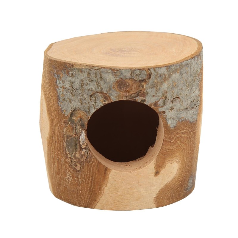 Hamster-Baumloch-Versteck, Klettern, Kauen, hölzerner Hamstertunnel, Röhre für Meerschweinchen