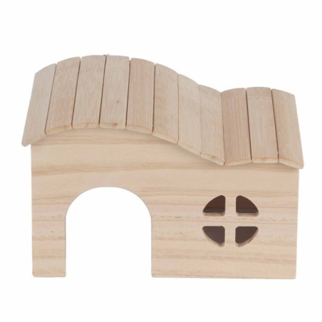 Hamsterhaus aus Holz, bissfest, großer Raum, bodenloser Unterschlupf für kleine Haustiere, Kabine für Golden Bear