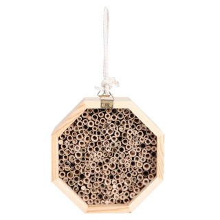 Holzinsekten-Bienenhaus, Holzkäferzimmer, Hotel-Nistkasten für die Gartendekoration im Freien