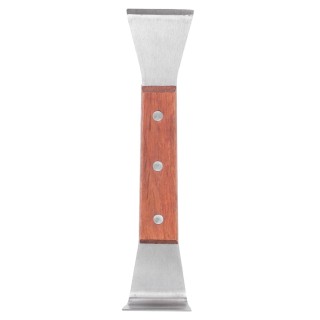 Imker Schaber Werkzeug Rahmen Heber Edelstahl Entdeckelungsmesser mit Holzgriff