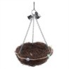 Rattan Vögel Papagei Stroh Nest Schaukel Hängen Spielzeug mit Glocken Spielzeug (27 x 20 cm)