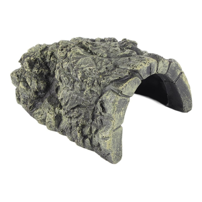 Fisch Versteck Höhle Aquarium Schildkröte Reptil Sonnen Verstecken Lebensraum Dekoration Ornament(Groß)
