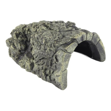Fisch Versteck Höhle Aquarium Schildkröte Reptil Sonnen Verstecken Lebensraum Dekoration Ornament(Groß)