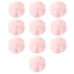 10PCS Tragbare Bunte Katze Spielzeug Ball Spielen Spielzeug Katze Spielzeug Haustier Spielzeug Rosa rosa