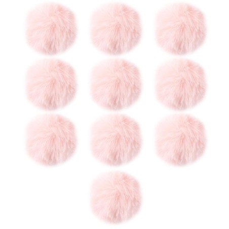 10PCS Tragbare Bunte Katze Spielzeug Ball Spielen Spielzeug Katze Spielzeug Haustier Spielzeug Rosa rosa