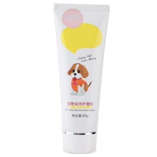 80g Haustier Hund Haar Farbe Farbstoff Färben Färben Harmlos Natürliche Färben Agent Sicher(Rosa)