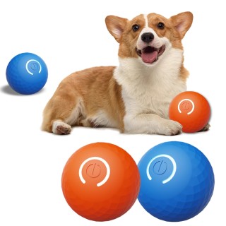 Interaktiver Hundeball, elektrischer beweglicher Hundeball, Spielzeug, automatischer springender Rollball für Hunde, USB oran