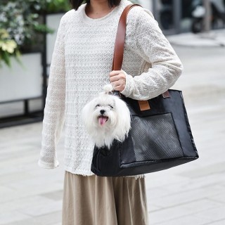 Tragbare Katzentasche, atmungsaktive Haustiertasche, Ausflugstasche, Umhängetasche, tragbare, modische Haustiertragetasche fü