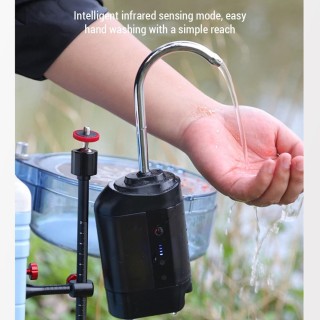 Induktion Intelligente Sauerstoff Pumpe Outdoor Angeln Wasser Collector Fluoreszierende Wasser Collector mit schwarz