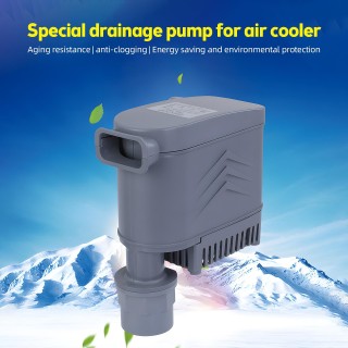 Wasserablaufpumpe - AC110V-240V Geräuscharm 35W 3000L/H Hochdurchfluss-Ablaufpumpe für Klimaanlagen grau