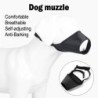 Hundemaulkorb, Mundschutz für Hunde, Anti-Biss, Anti-Missbrauch, Mundschutz für Hunde, wasserdicht, für Hunde 6 schwarz