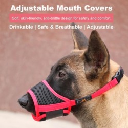 Hundemaulkorb, Mundschutz für Hunde, Anti-Biss, Anti-Missbrauch, Mundschutz für Hunde, wasserdicht, für Hunde S schwarz