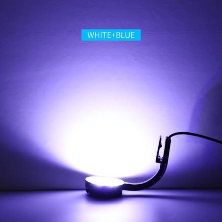 Kleines Aquarium-LED-Licht, USB, hohe Helligkeit, energiesparendes Aquarium-Pflanzenlicht US Plug schwarz
