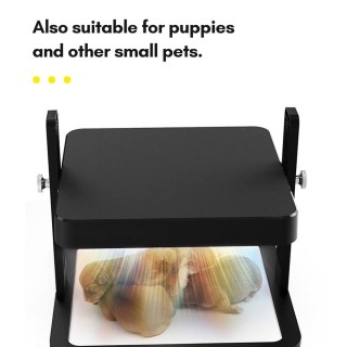 Hühnerbrutapparat, Wärmeplatte, Thermo-Geflügelbrutapparat mit höhenverstellbarem Neigungswinkel für Neu UK Plug schwarz