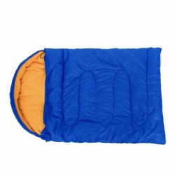 Wasserdichter, langlebiger, dicker Hundeschlafsack, Haustierbett, warme Hundehausmatte im Freien, tragbares Design blau