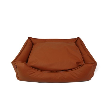 Kunstleder-Technologie, wasserdichtes Hundebett, Haustier-Sofa, Katzennest, Zubehör, Hundebett, Frühling und Sommer L kaffeeb