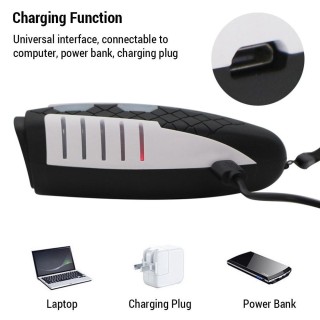 Handheld-Anti-Bell-Gerät für Hunde, stoppt das Bellen, Hundetrainingsgerät, Hundevertreiber, Hundelärm schwarz