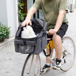 Hundefahrradkorb, Oxford-Stoff, Haustierträger, Rucksack für kleine, mittelgroße Katzen und Hunde CH001