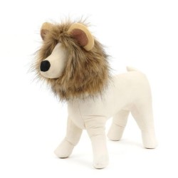 Katze Löwe Mähne Haustier Löwe Kostüm Haustier Löwe Haar Perücke für Hunde Katzen Haustiere Halloween Weihnachten Party Gesch