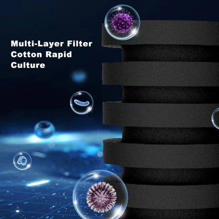 Aquarium-Pneumatikfilter, kleines Aquarium, Mini-Saugtoilette, Grastank, biochemischer Anti-Gas-Lift Style 1