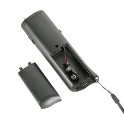 3-in-1 Anti-Bell-Stopp-Bell-Gerät, tragbares tragbares Ultraschall-Hundevertreiber-Kontrolltraining schwarz
