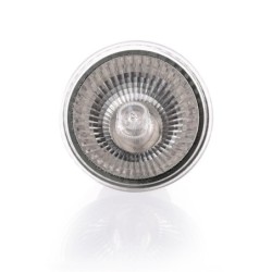 25 W Halogen-Wärmelampe, UVA, UVB, Sonnenlampe, Heizlampe für Reptilien, Eidechsen, Schildkröten, Aquarium EU silber