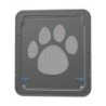 Haustier-Fliegengitter, magnetische Klappe, automatisch verschließbar, schwarze Tür für Hunde Black