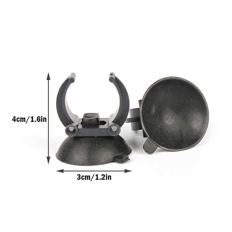 2 Stücke Aquarium Sucker Heizstäbe Clip Air Line Rohr Rohr Halter Saugnapf