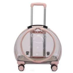 Pet Bubble Rucksack, verschleißfest, tragbar, atmungsaktiv, Haustier-Trolley für kleine Haustiere, Kätzchen, Hunde