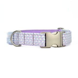 THE DOG IDEA Boho Halsband Lilac S