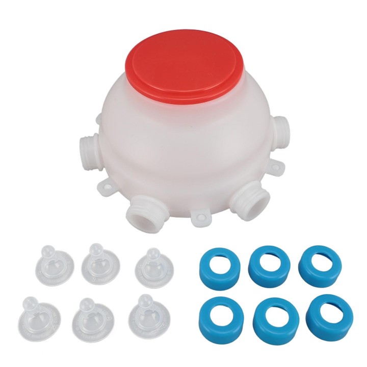 Lamm-Futtermilchflaschen, rund, PC-Kunststoff, leicht zu reinigen, Schaf-Futtereimer für Ferkellämmer