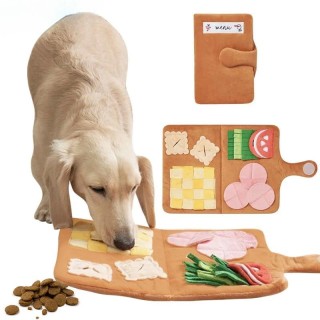 Haustier Hund Schnüffelmatte Puzzle Plüsch Hundespielzeug für kleine mittelgroße Hunde Hund Slow Food Spielzeug Futternapf Fu
