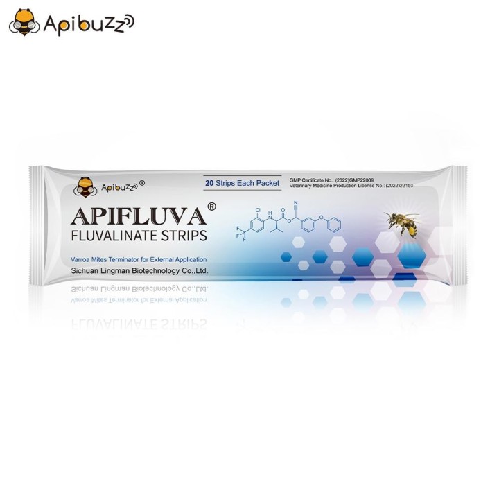 APIBUZZ APIFLUVA Effektive Anti-Varroa-Streifen – 20er-Packung | Imkerei-Grundlagen | Bienenstockzubehör | Bienenausrüstung 2