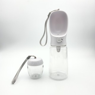 550 ml tragbare Wasserflasche für Hunde zum Spazierengehen, Futterspender für Hunde, gefaltete Flasche, Wasserspender, Wasser